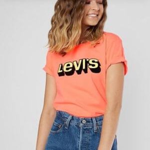 levi’s neon t shirt perfect condition worn once